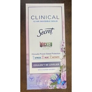 Wicked Secret Clinical Anti-Perspirant, Couldnt Be Lovelier Invis. Solid Raspber